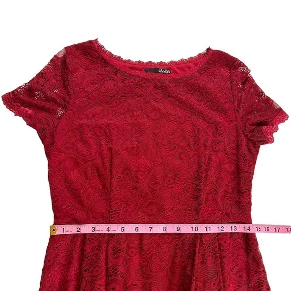 Lulus Red Lace Dress - Picture 7 of 12